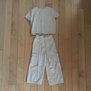 Happily Grey Kids Cream Sweater